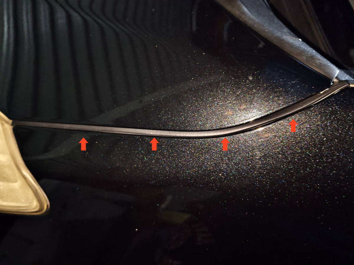 古い車の近代化改修 風切り音を静音化 後編 44