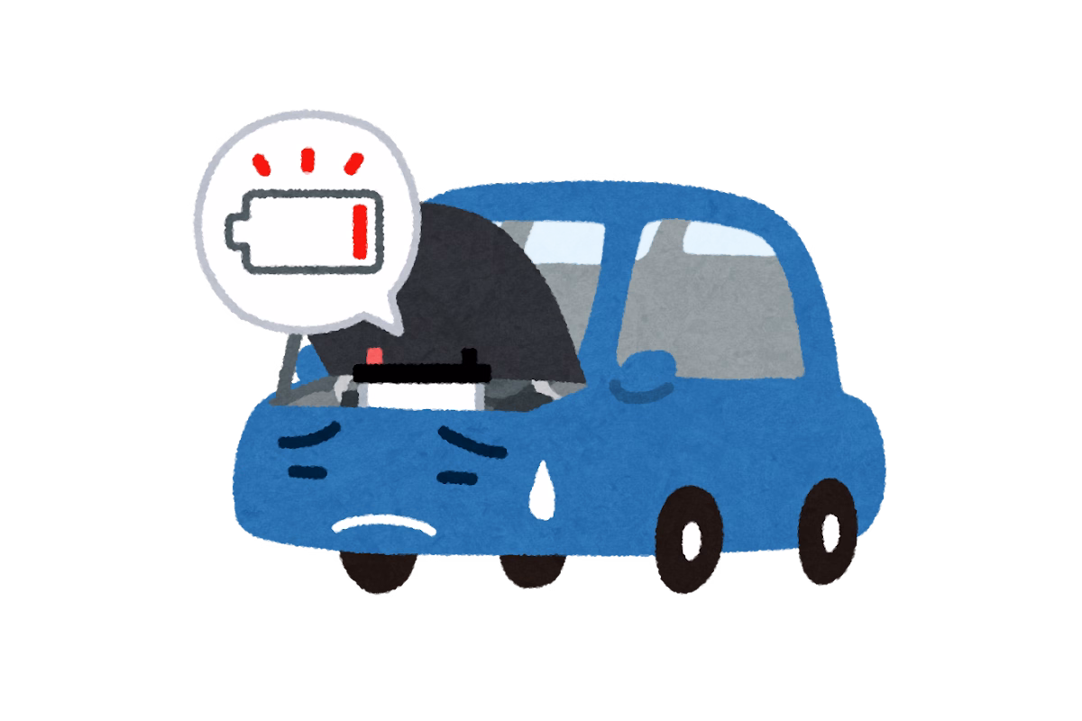 古い車の原状回復 国産車用最新バッテリー GS YUASA ECO.R Revolution (緑) に交換