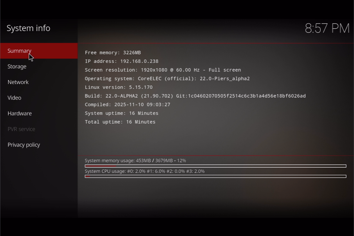 Amlogicチップ搭載のTVボックスをCoreELECで最高のメディアプレーヤーにする インストール編 16