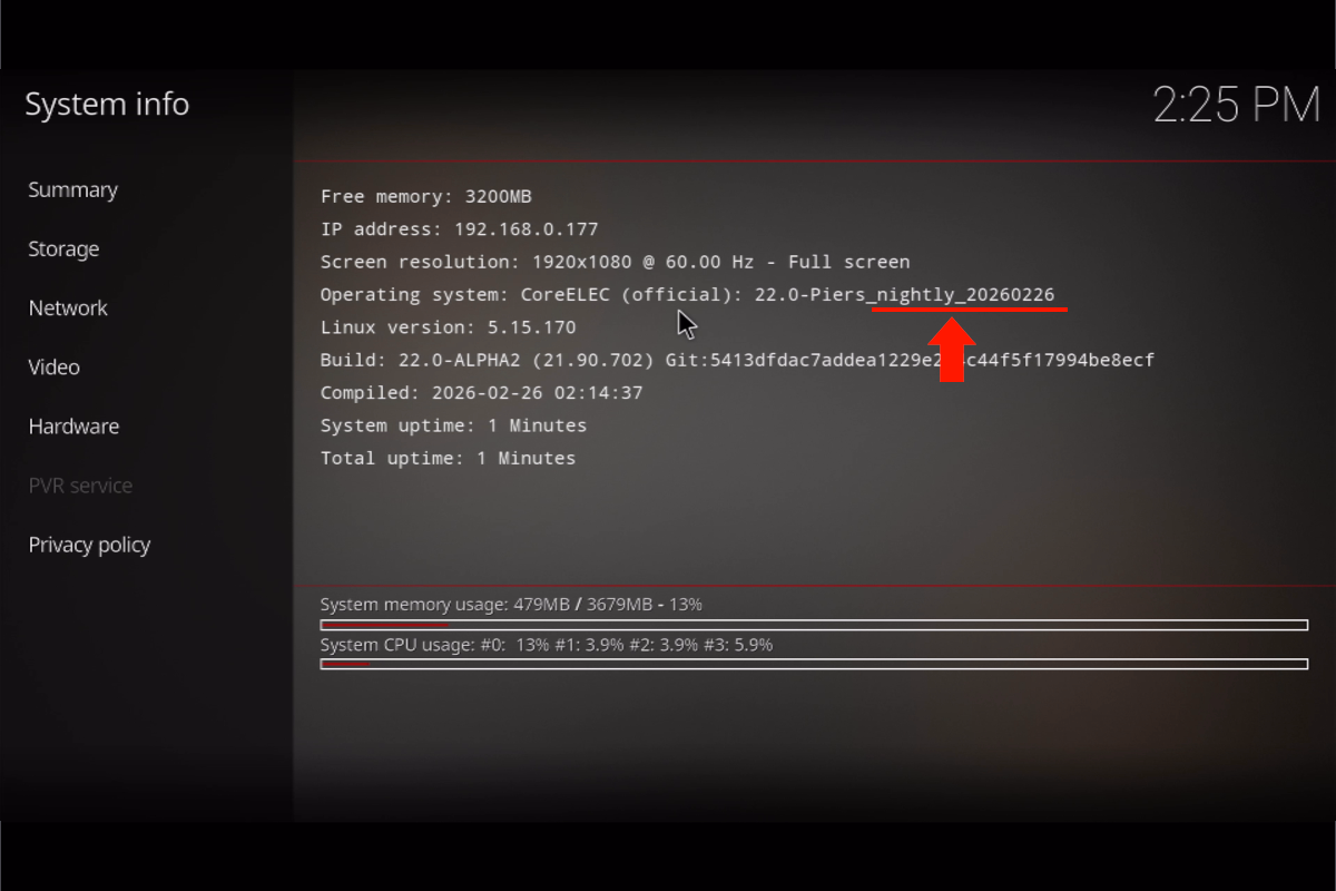 Amlogicチップ搭載のTVボックスをCoreELECで最高のメディアプレーヤーにする インストール編 22