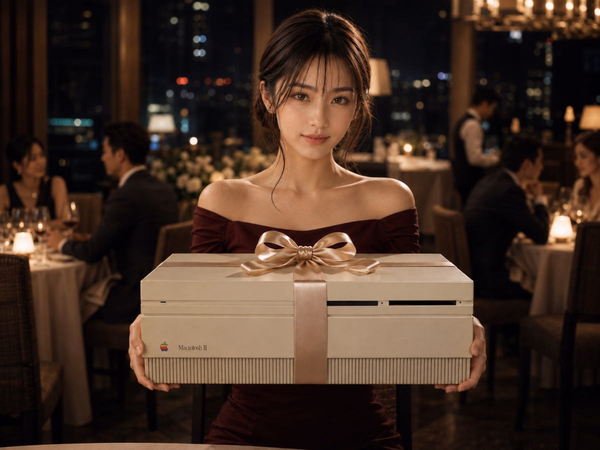 令和に蘇る昭和のMacintosh II ケースのレトロブライト